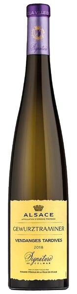 GEWURZTRAMINER VENDANGES TARDIVES SIGNATURE DE COLMAR ALSACE AOP