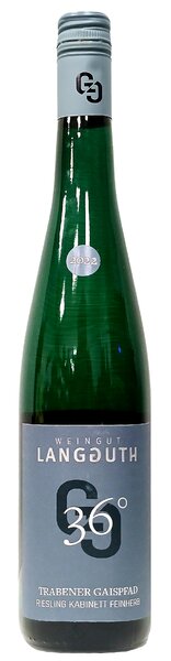 LANGGUTH 36⁰ STEIL TRABENER GAISPFAD RIESLING KABINETT FEINHERB ERSTE LAGE(VDP) MOSEL QmP