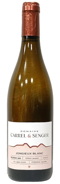 DOMAINE CARREL & SENGER «JONGIEUX BLANC» VIN DE SAVOIE AOC 