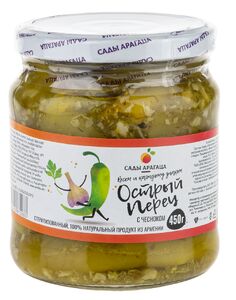 Острый перец с чесноком