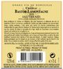 CHATEAU BASTOR-LAMONTAGNE AOP SAUTERNES